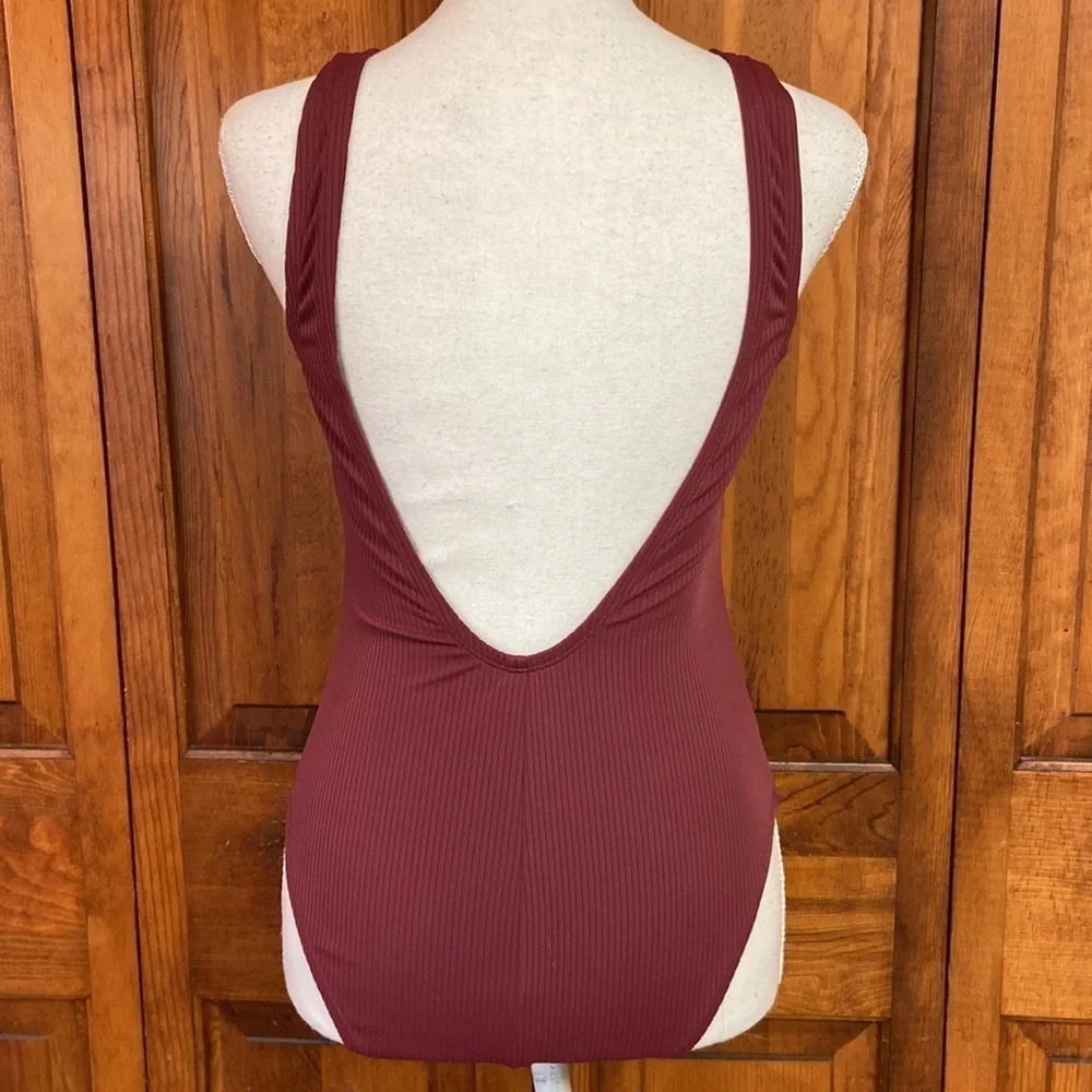 Sea Angel Wine One-Piece Swimsuit NWT Size M